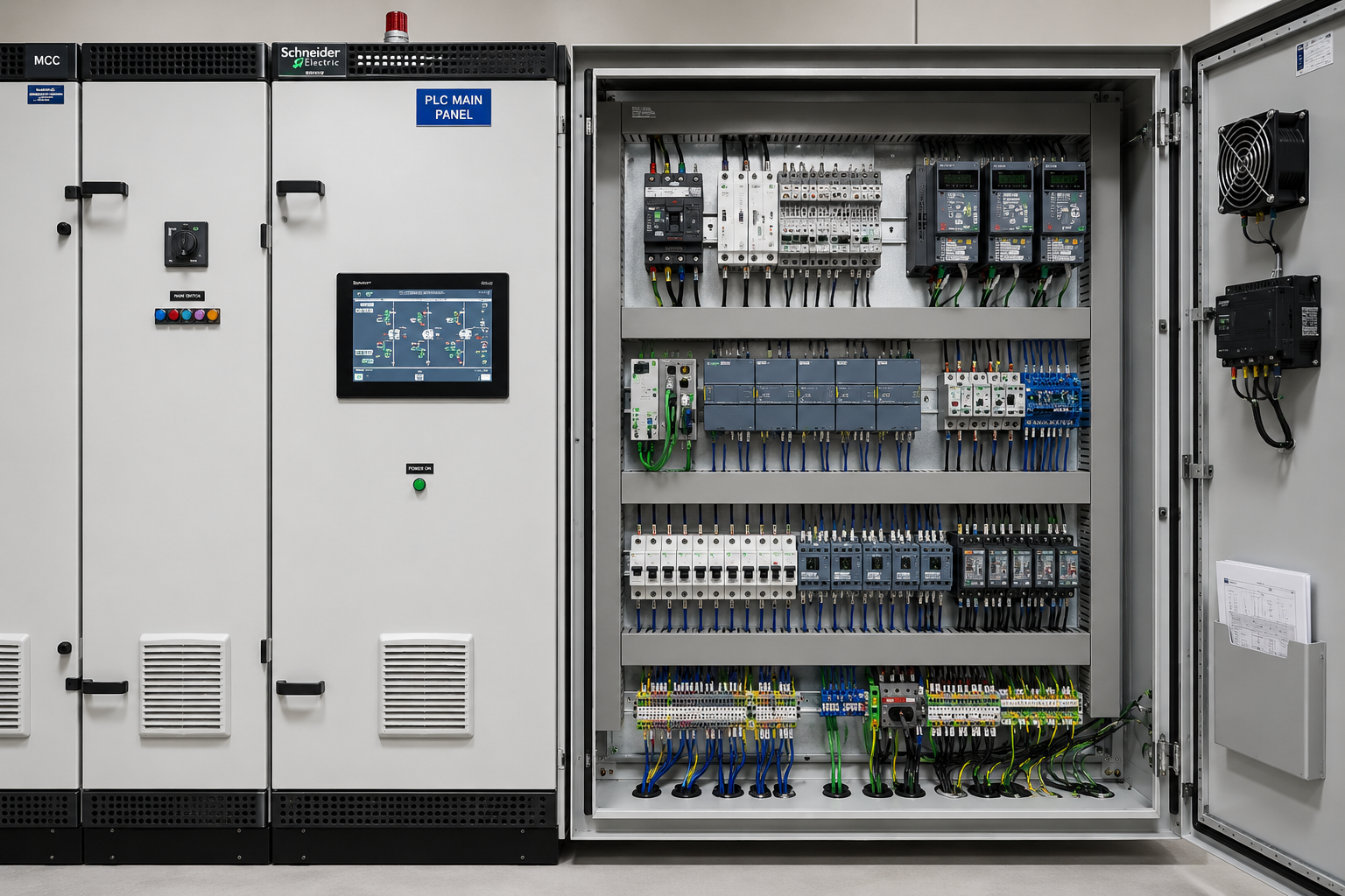 PLC 메인 판넬